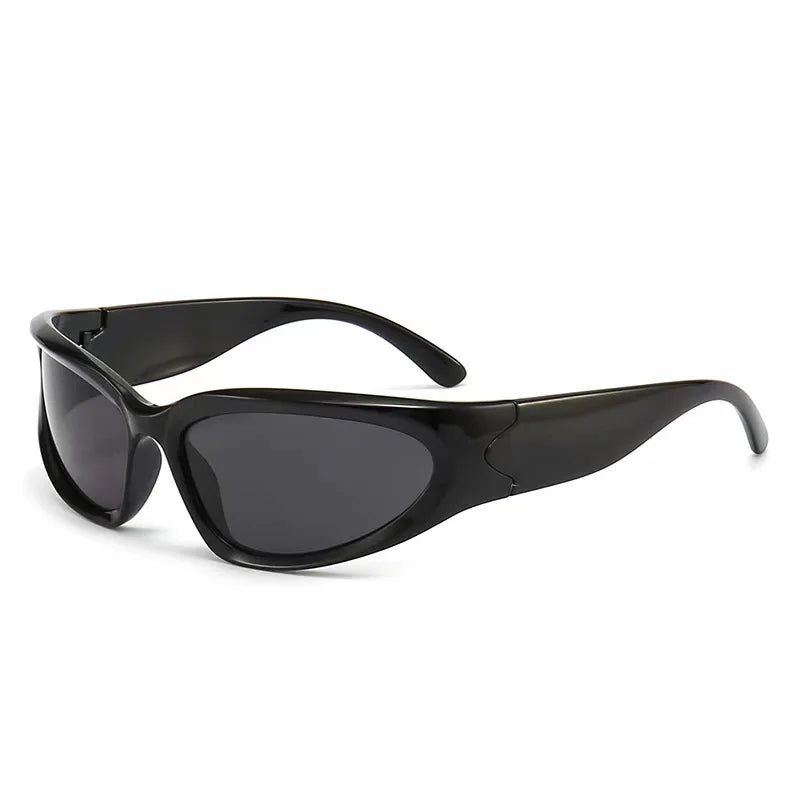 New Y2K Sports Punk Colorful Mirror Fashion Eyewear