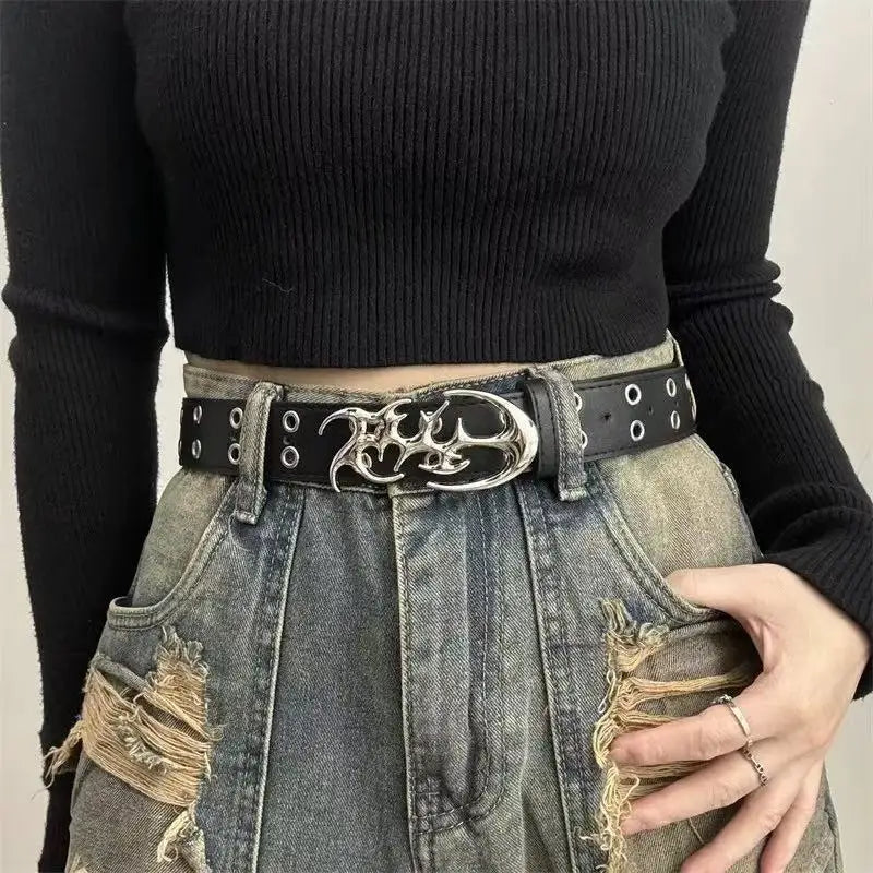 New Y2K Hollow Punk Belts Plus size