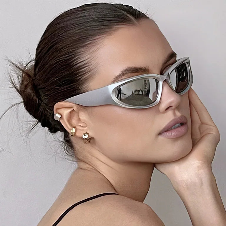 New Y2K Sports Punk Colorful Mirror Fashion Eyewear