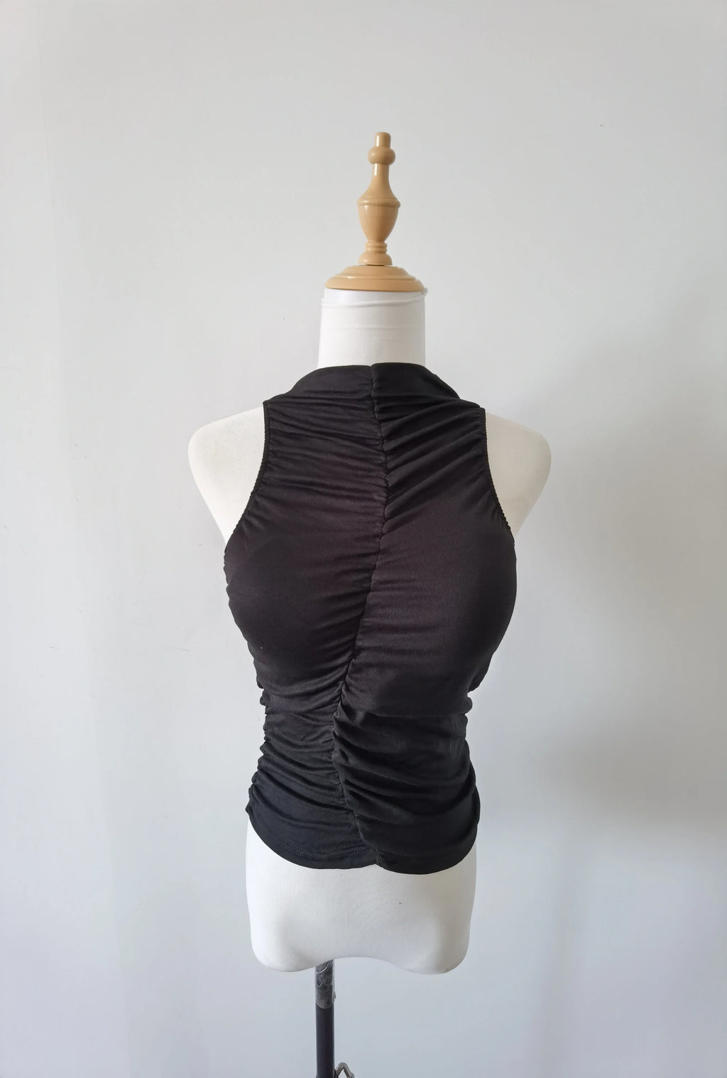 Hot Girl Sexy Sleeveless Tank Top Women's O-neck Slim Fit Short Top