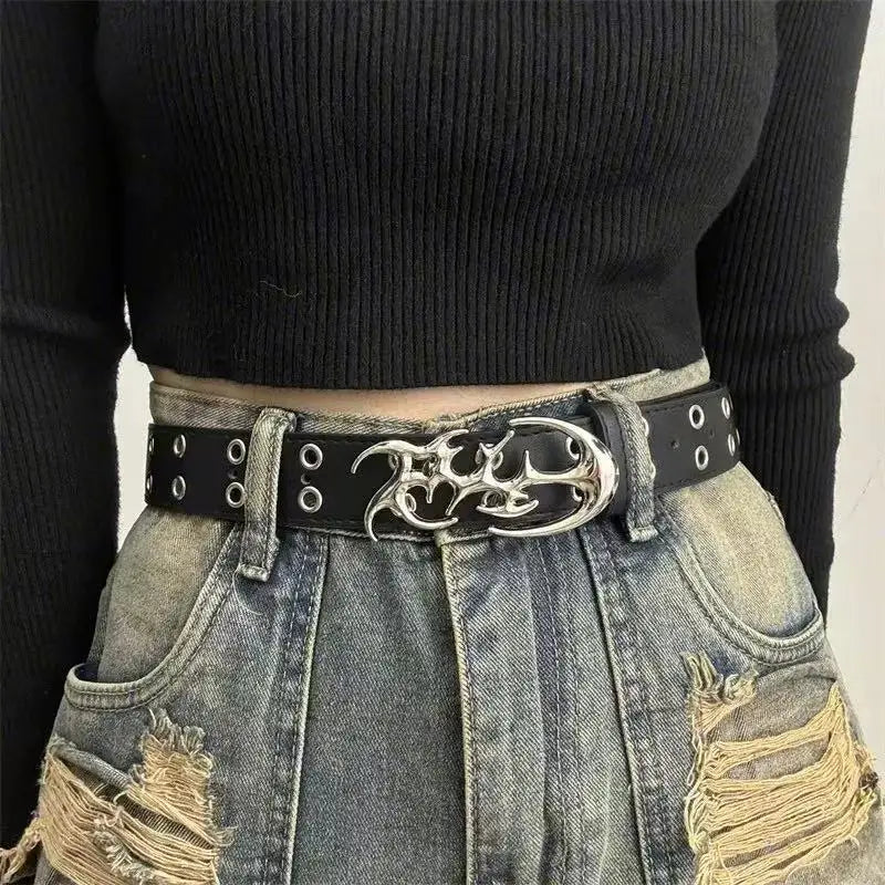 New Y2K Hollow Punk Belts Plus size
